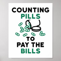 Pharmacy Tech Counting Pills to Pay the Bills