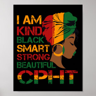Pharmacy Tech Cpht African American Black History  Poster