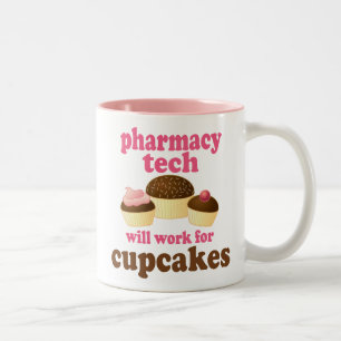 Pharmacy Tech (Funny) Gift Two-Tone Coffee Mug