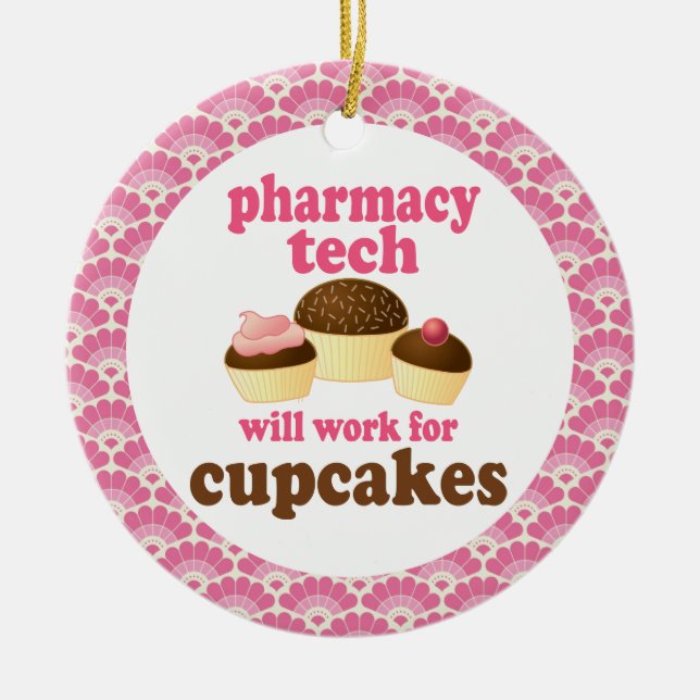 Pharmacy Tech Gift Ornament (Front)