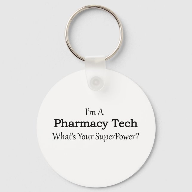 Pharmacy Tech Key Ring (Front)