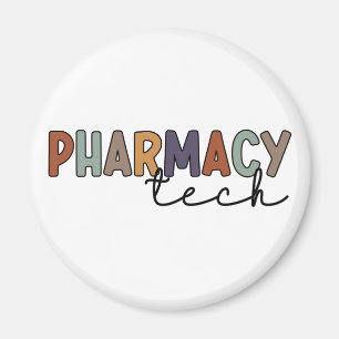 Pharmacy Tech Retro Pharmacy Technician Magnet