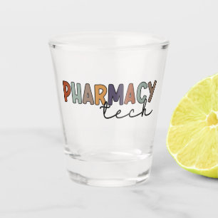 Pharmacy Tech Retro Pharmacy Technician Shot Glass