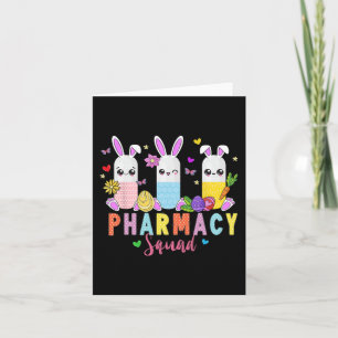 Pharmacy Technician Bunny Easter Day Pharmacy Tech Card