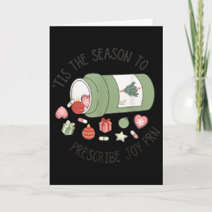 Pharmacy Technician Christmas Pharmacy Graduation  Card