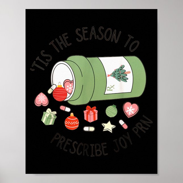 Pharmacy Technician Christmas Pharmacy Graduation  Poster (Front)