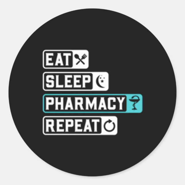 Pharmacy Technician Classic Round Sticker (Front)