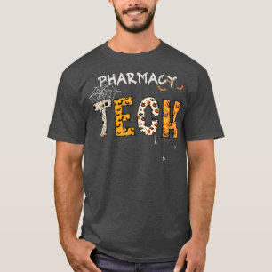 Pharmacy Technician Funny Pharmacist Halloween spo T-Shirt