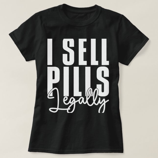 Pharmacy Technician Funny Pharmacist Medical Techn T-Shirt (Design Front)