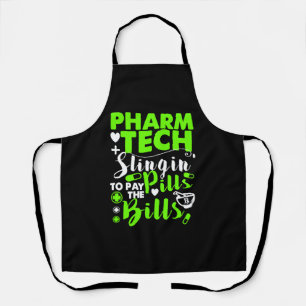 Pharmacy Technician Funny Shirt Apron