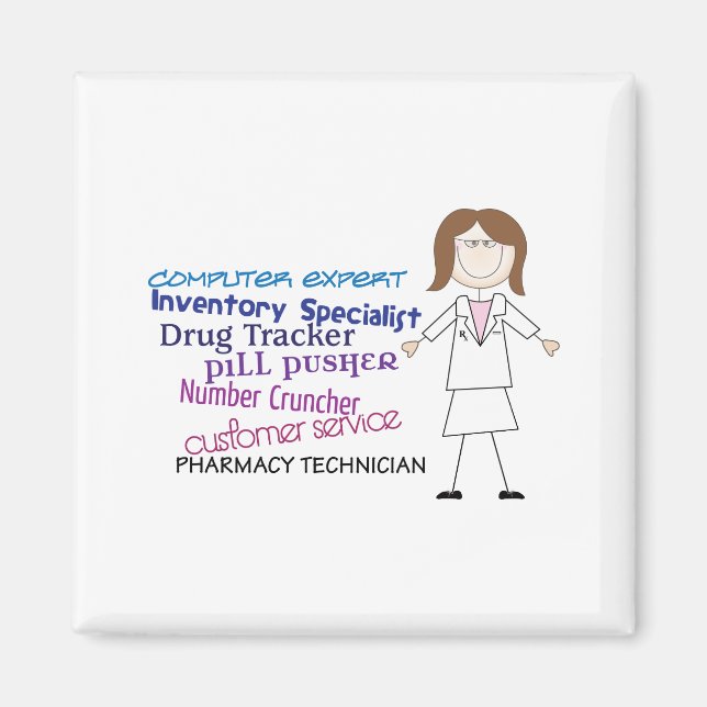 Pharmacy Technician Magnet (Front)