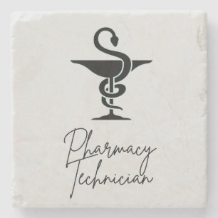 Pharmacy Technician Stone Coaster