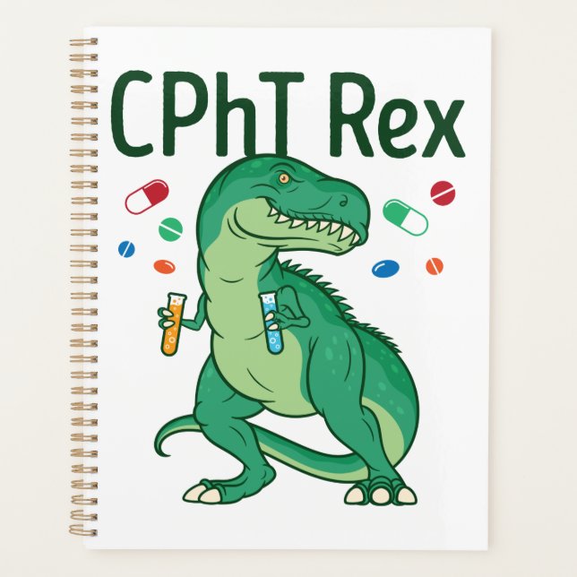 Pharmacy Technician Tech CPhT Rex Planner (Front)