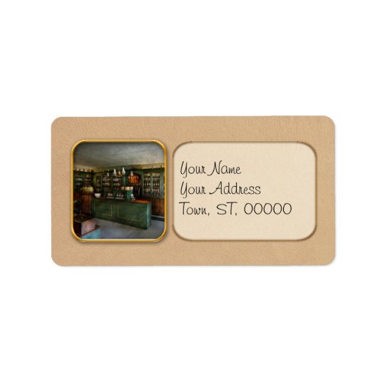 Pharmacy - The Chemist Shop Address Label