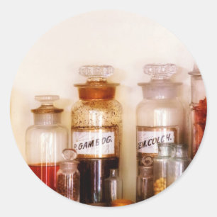 Pharmacy - The wizards pantry Classic Round Sticker