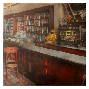Pharmacy - W.B. Danforth Drugs 1895 Ceramic Tile