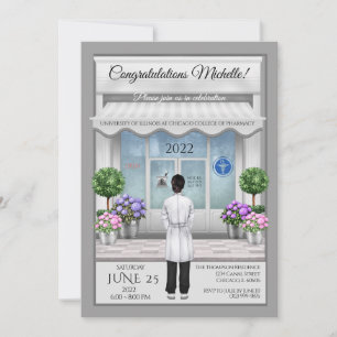 PharmD Doctor Medical Graduation Invitation