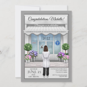 PharmD Doctor Medical Graduation Invitation