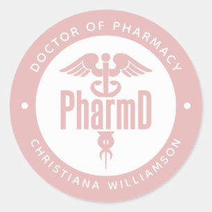 PharmD Doctor of Pharmacy Graduation Pharmacist Classic Round Sticker