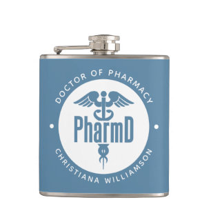 PharmD Doctor of Pharmacy Graduation Pharmacist Hip Flask