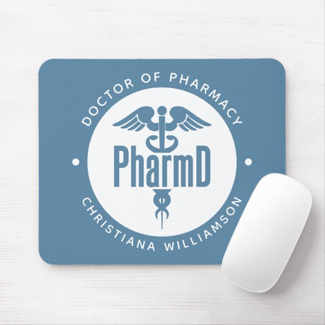 PharmD Doctor of Pharmacy Graduation Pharmacist Mouse Pad (With Mouse)