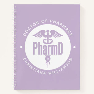 PharmD Doctor of Pharmacy Graduation Pharmacist Notebook