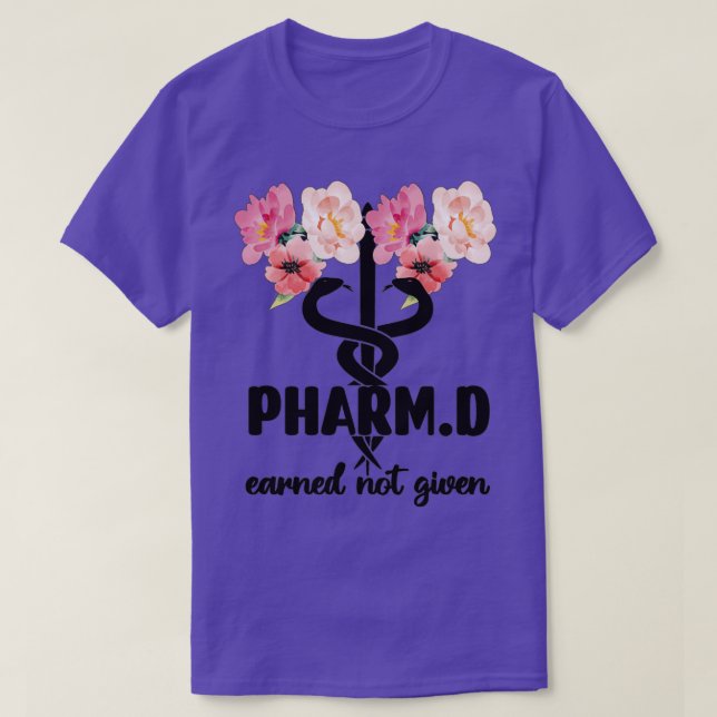 PharmD Doctor Of Pharmacy Graduation Pharmacist T-Shirt (Design Front)