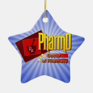 PharmD Doctor of Pharmacy LOGO Ceramic Ornament