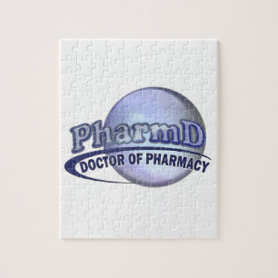 PharmD LOGO - DOCTOR OF PHARMACY Jigsaw Puzzle