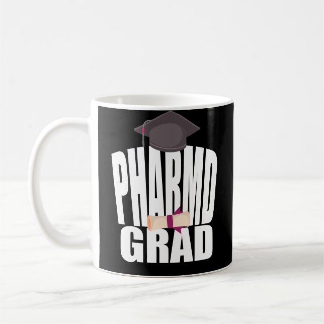 PharmD Pharmacist Graduation Gift Coffee Mug (Left)