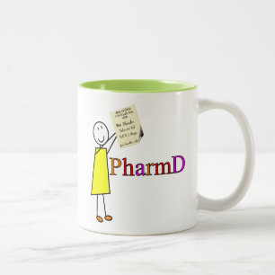 PharmD Pharmacy Student Gifts Two-Tone Coffee Mug