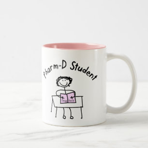 PharmD Pharmacy Student Gifts Two-Tone Coffee Mug