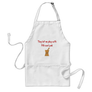 PharmD Student Gifts --Hilarious "Play With Pills" Standard Apron