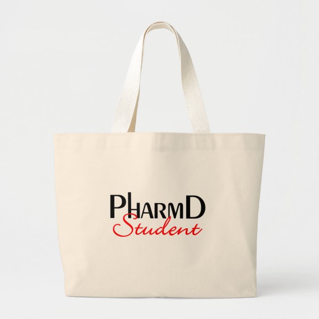 PHARMD student Large Tote Bag (Front)
