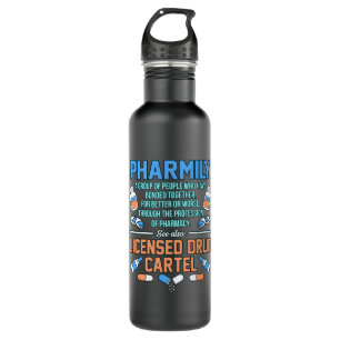 Pharmily Pharmacist Technician Pharmacy PharmD 710 Ml Water Bottle