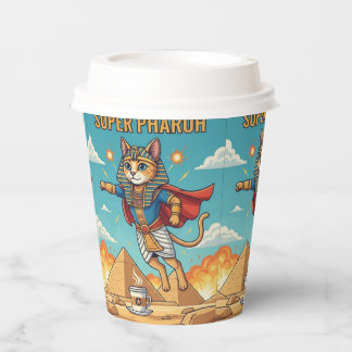 Pharoah Cat Bastet Egypt Goddess Heronen Sekhment Paper Cups