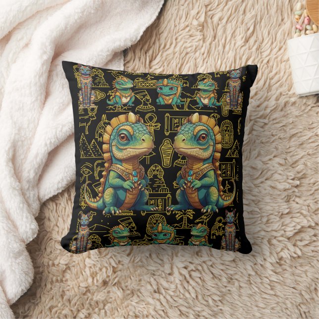 Pharoah Iguana Cushion (Blanket)