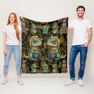 Pharoah Iguana Fleece Blanket