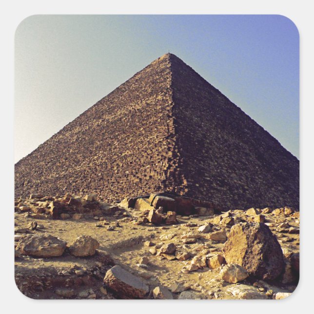 Pharoahs Pyramid Square Sticker (Front)