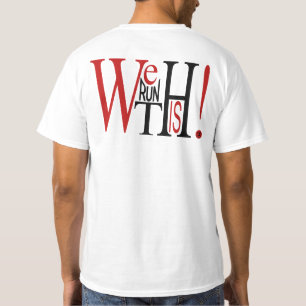 PHASE VI FLFC SHIELD - WE RUN THIS! (BLACK) T-Shirt