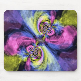 Phased Colours with Curves Mouse Pad