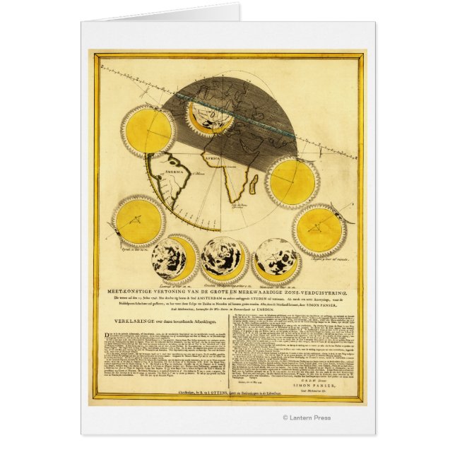 Phases of the Moon Around the Earth Map (Front)