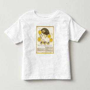 Phases of the Moon Around the Earth Map Toddler T-Shirt