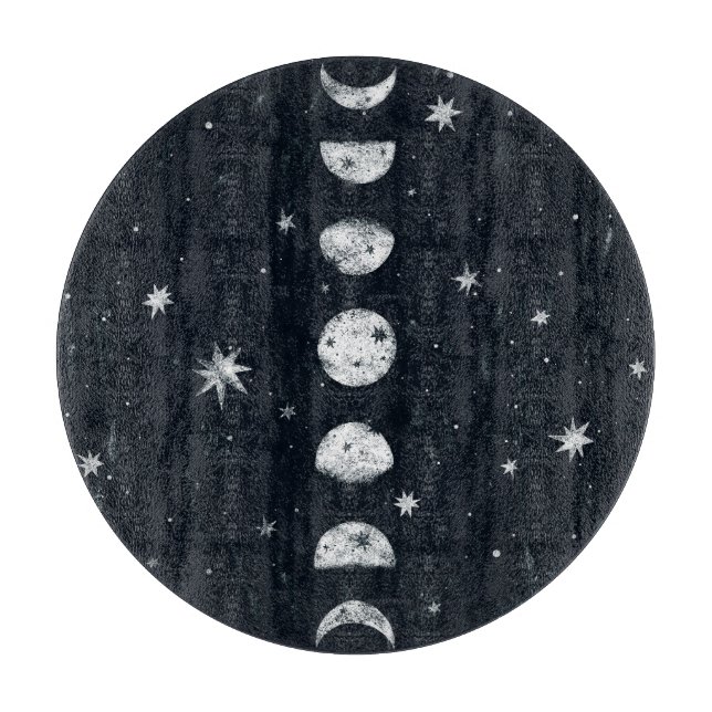 Phases of the moon Chopping Board (Front)