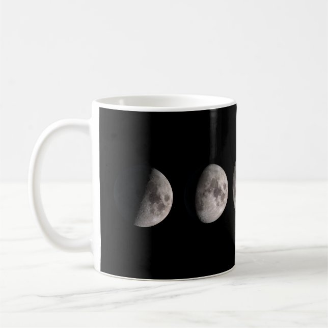 Phases of the Moon Coffee Mug (Left)