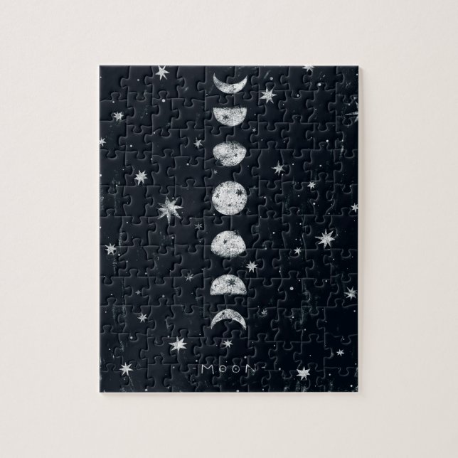 Phases of the moon jigsaw puzzle (Vertical)