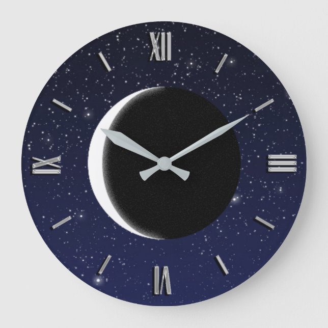 Phases of the Moon Large Clock (Front)