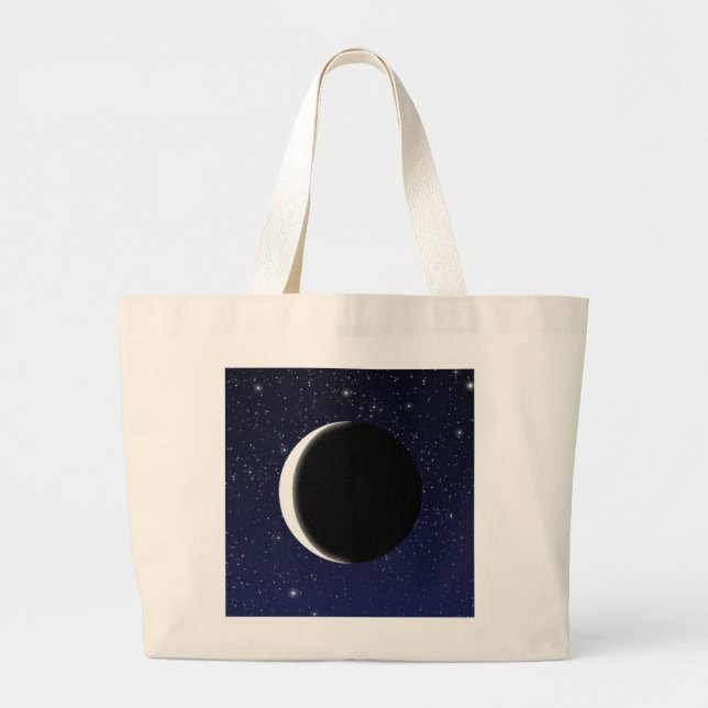 Phases of the Moon Large Tote Bag (Front)