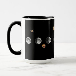 Phases of the moon mug