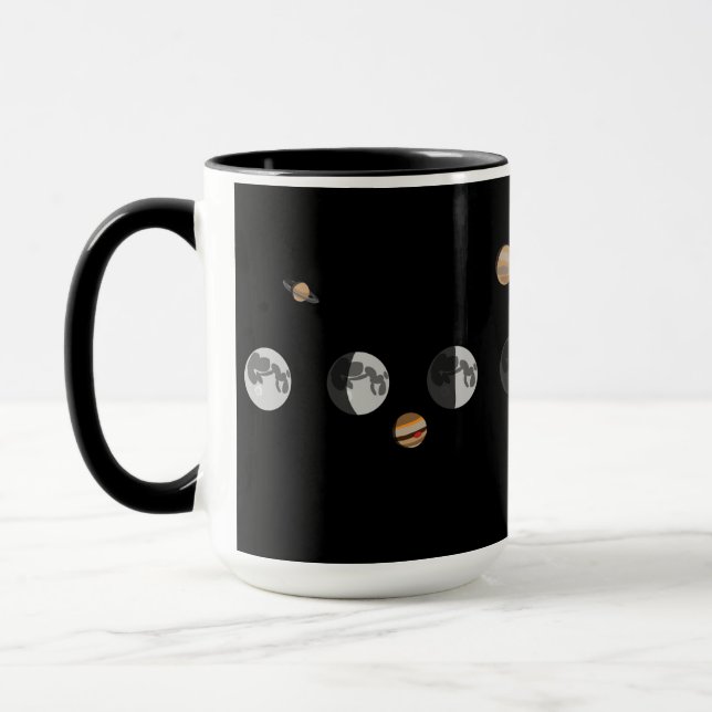 Phases of the moon mug (Left)